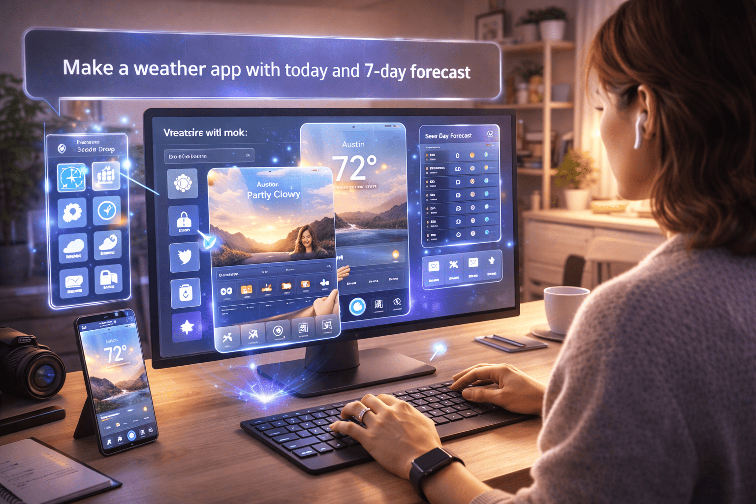 You are currently viewing AI Tools That Turn Text into Full Apps Instantly