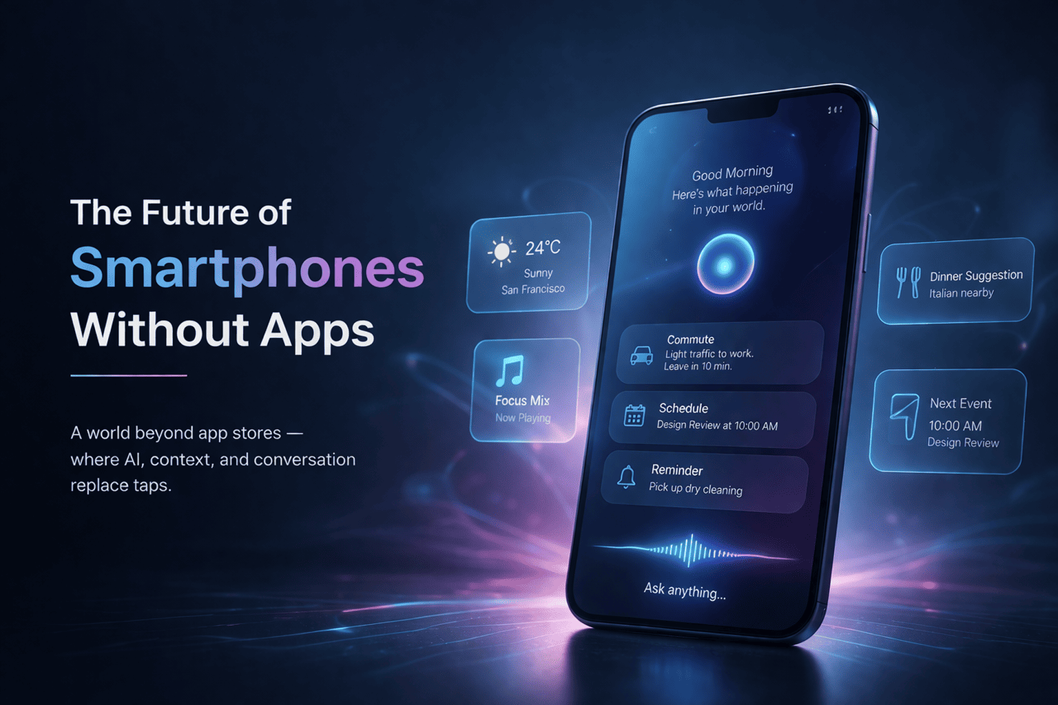 Read more about the article The Future of Smartphones Without Apps: Are Apps Going Away?