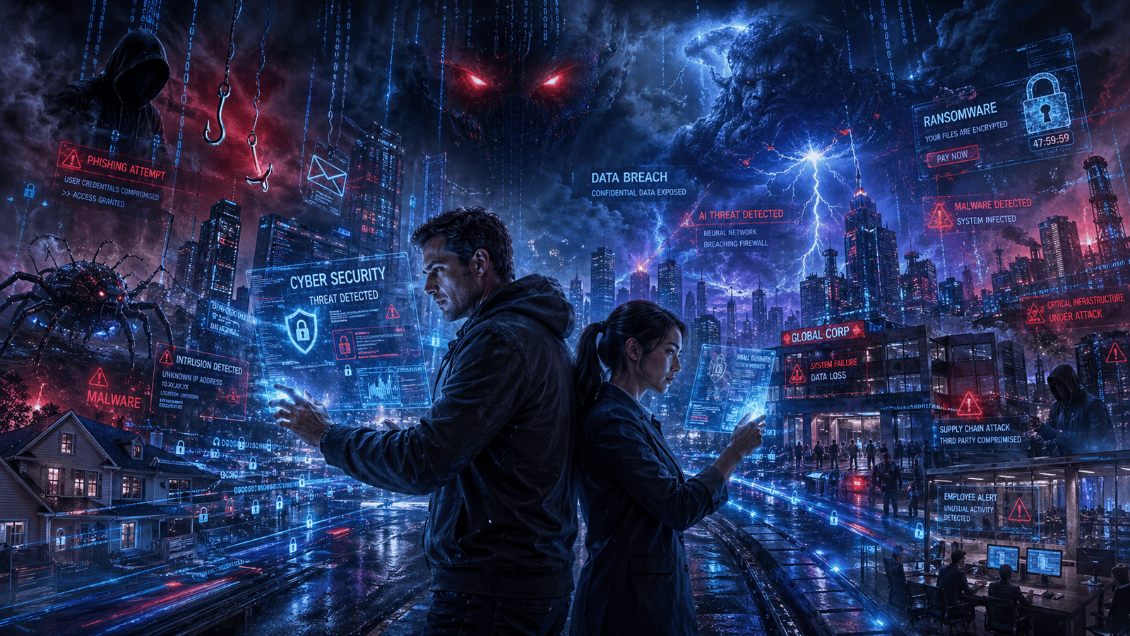 You are currently viewing Top Cyber Threats Facing Individuals & Businesses